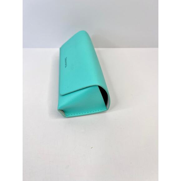 Authentic Tiffany Co Eyeglass Sunglass Leather Case w/ Gift Box & Cloth NEW - Picture 7 of 16